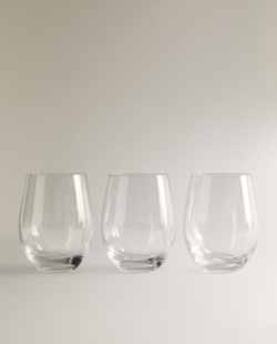 Zara Home стакан из стекла, цвет прозрачный, 12 см · 5220/561