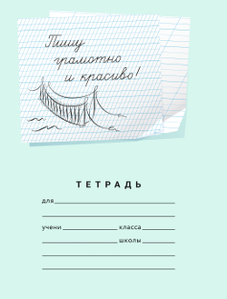 Набор тетрадей "Пишу грамотно и красиво", 12 л, 50 шт