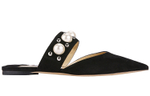 Jimmy Choo Basette Closed Toe Slippers Women"s Black