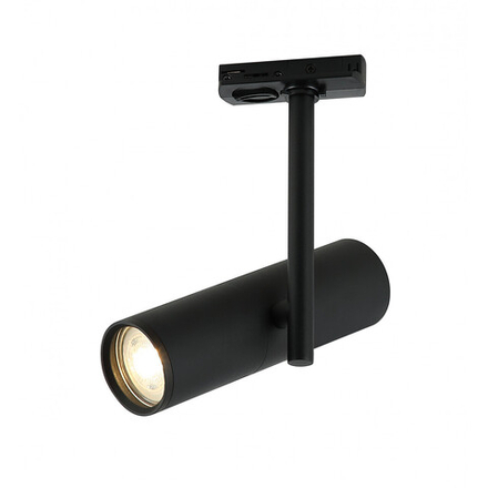 Трековые светильники однофазные KITO в черном корпусе GU10, 220В, IP20, 50Вт
