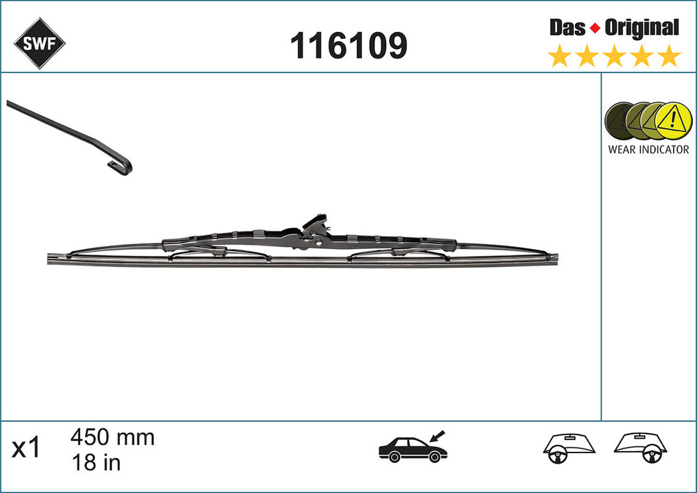 SWF - 116109-SWF - Wiper Blade