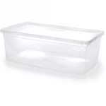 Контейнер универсальный с крышкой для хранения «MYSTERY», прозрачный, 34*19*12см, 5.5л