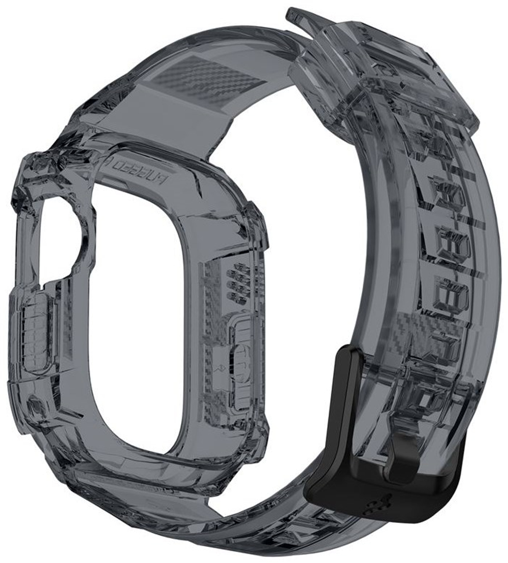 Ремешок с чехлом Spigen Rugged Armor Pro, space crystal для Apple Watch Ultra 2/Ultra 49mm