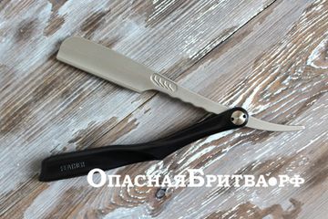 Опасная бритва Feather Artist Club SS черного цвета