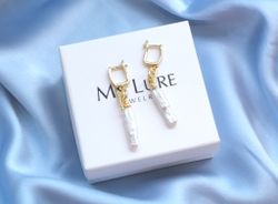 Серьги Жемчужные