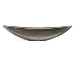 Кашпо TREEZ Effectory - Metal - Ваза-Лодка (2 размера) - Стальное серебро