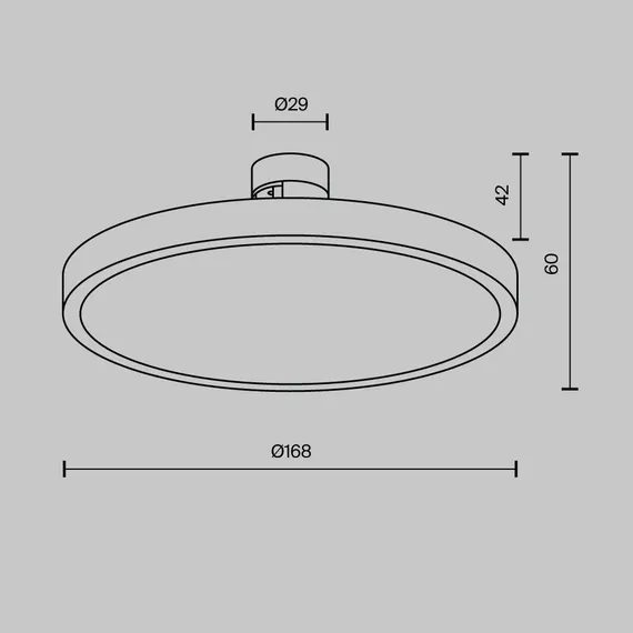 Трековый светильник Плато / Plato Flarity 3000K 10Вт 120° Technical tr153-1-10w3k-bs