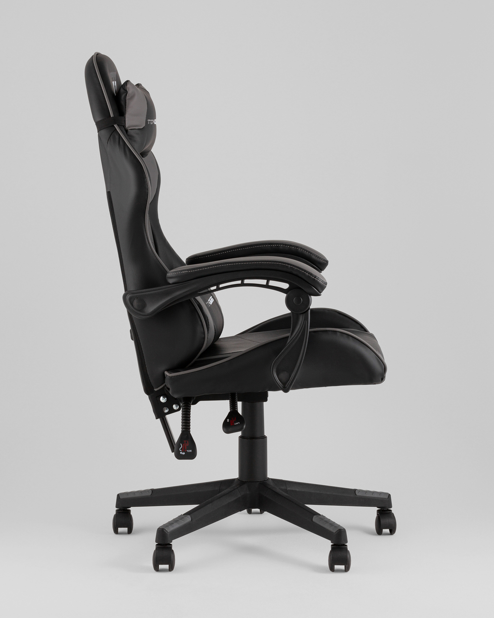 Кресло спортивное TopChairs Shadow черно-серый