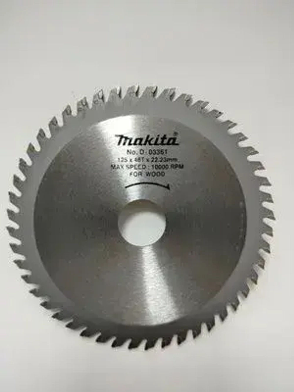Диск пильный 125x22.23 мм, 48 зуб. MKTA по дереву