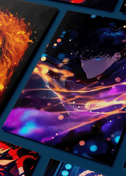 Картина на стену на металле от MetallSubArt "Solo leveling"