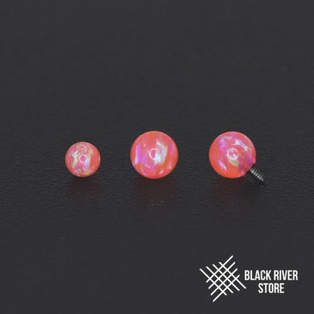 Ball Prongless 3мм/4мм IG Opal #57