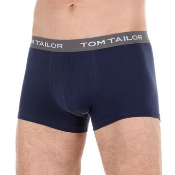 Мужские трусы боксеры набор 3в1 темно-синие Tom Tailor 70162/6061