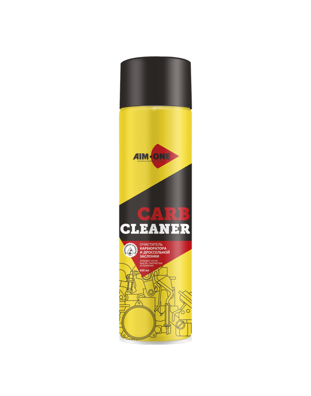 AIM-ONE CARB CLEANER Очиститель карбюратора 650мл AC-650