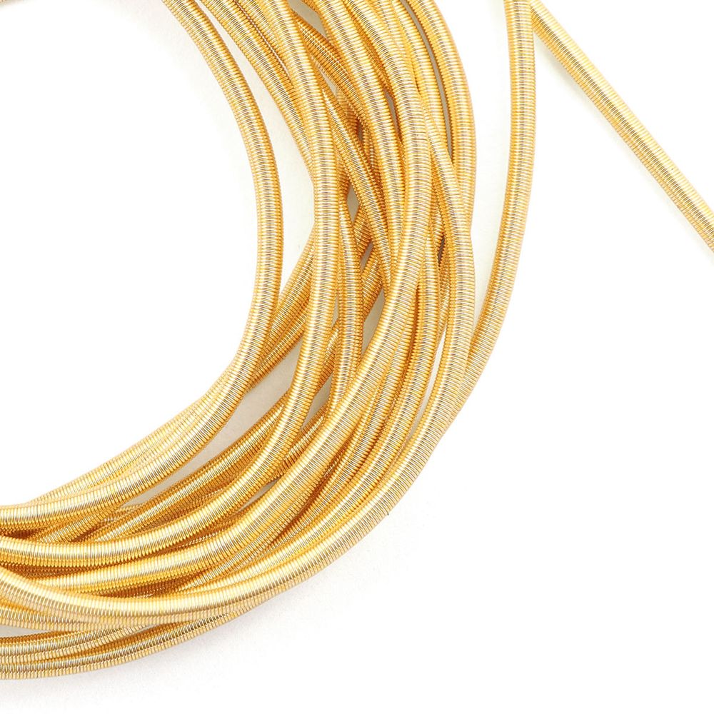 Канитель/трунцал гладкая матовая 1 мм, 5 гр. +/- 0,1 гр, золото