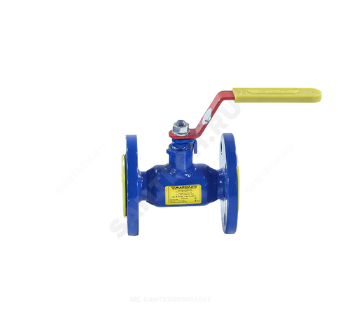 Кран шаровой сталь 11с67п Ду 32 Ру40 фл L=140мм Маршал 2Цф.00.1.040.032/025