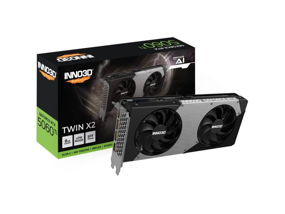 Видеокарта INNO3D Nvidia GeForce RTX 5060 Ti TWIN X2 [N506T2-08D7-193075N]