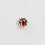 Grisant Cab tops with rose cut stone