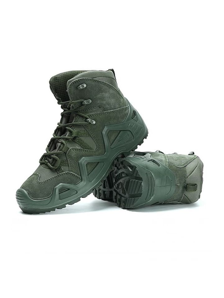 Ботинки треккинговые LO-168 (олива)