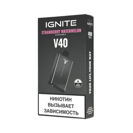 Ignite V40 Клубника-арбуз 4000 затяжек 20мг (2%)