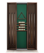 Киевница современная ясень мдф/шпон сукно на 6 киев (Black_bristol,Манчестер 70 yellow green)