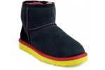 UGG Classic Mini II Black-Yellow