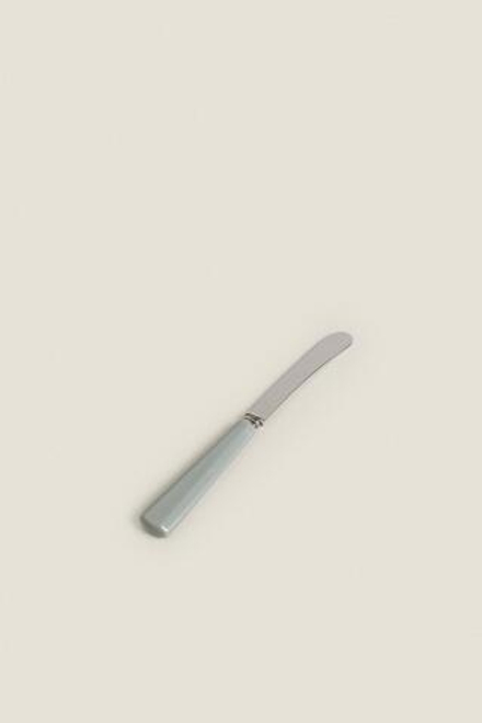 ZARA HOME КЛАССИЧЕСКИЙ НОЖ ДЛЯ МАСЛА, СЕРО-СИНИЙ