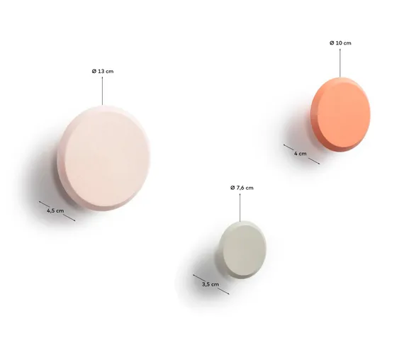 Набор вешалок Nadua разноцветный