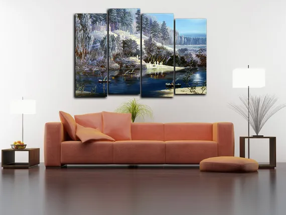 Модульная картина "Зима"