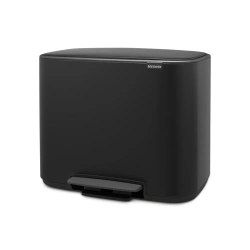 Brabantia Контейнер для мусора Bo 3х11л с сортировкой, черный