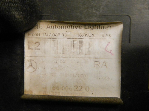 Битая Фара правая Mercedes GLE W166 (15-18) LED