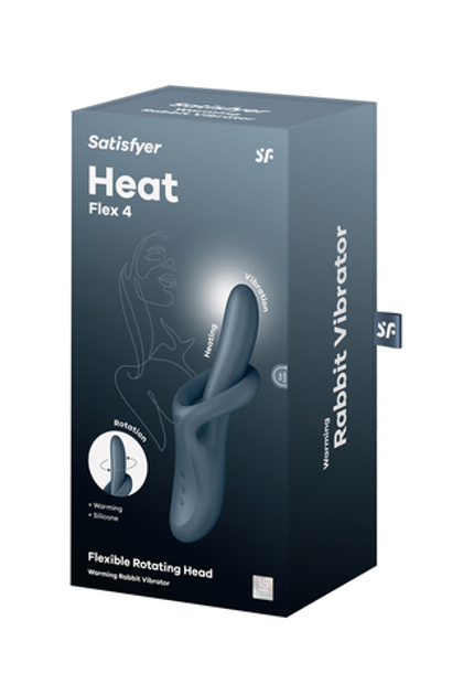Satisfyer Heat Flex 4 - Вибратор и ротатор с функцией нагрева