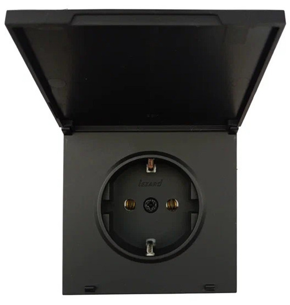 ZIMA Розетка с крышкой 704-4288-123BQC