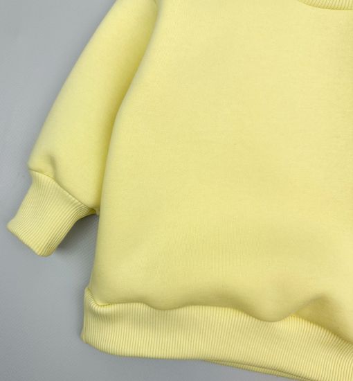 Свитшот из футера с начесом, Банан