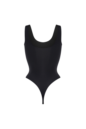 Боди на широких бретелях SKIN Чёрный