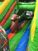 Коммерческий надувной батут "Большой зверинец" 9*5,5*7,7 м