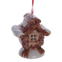 GAEM Украшение новогоднее "Избушка" с подсветкой , L7 W5 H8 см, (2хLR44), 3в.