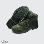 Ботинки Lowa Zephyr Mid олива, треккинговые (лето/демисезон)