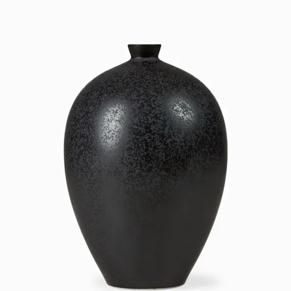 Ваза Noir высота 36 см, черная