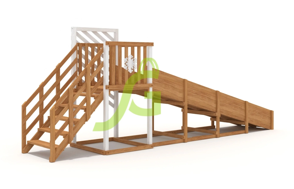 Зимняя горка "IgraGrad Snow Fox", скат 5 м мод.2