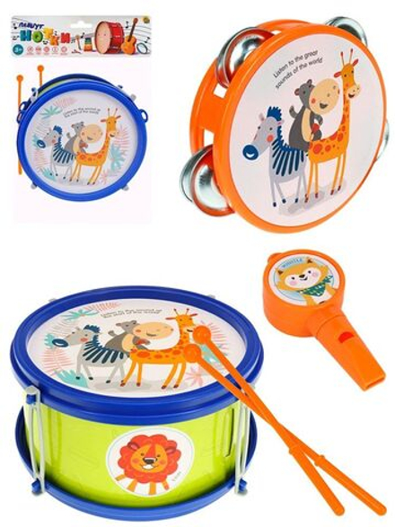 Набор музыкальных инструментов "Веселый оркестр" 7 предметов