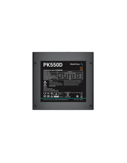Блок питания Deepcool PK550D (ATX 2.4, 550W, PWM 120mm fan, Active PFC+DC to DC, 80+ BRONZE) RET
