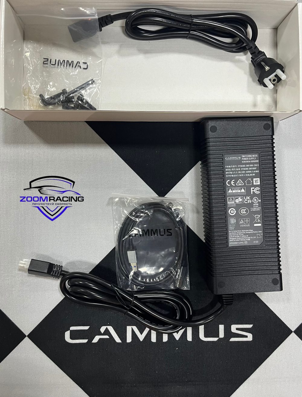 Рулевая база c рулём для автосимулятора Cammus DDWB15