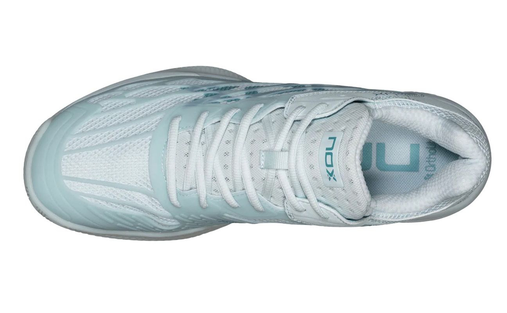 Женские кросовки для Padel NOX AT10 LUX - morning mist/turquoise