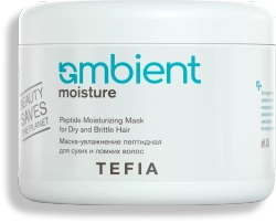 Маска-увлажнение пептидная для сухих и ломких волос Peptide Ambient Moisture Tefia, 500мл