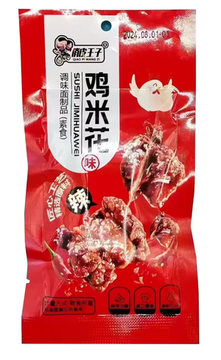 Соевый снек "QIAO PI WANG ZI" со вкусом куринных нагетсов, 22гр (Китай)