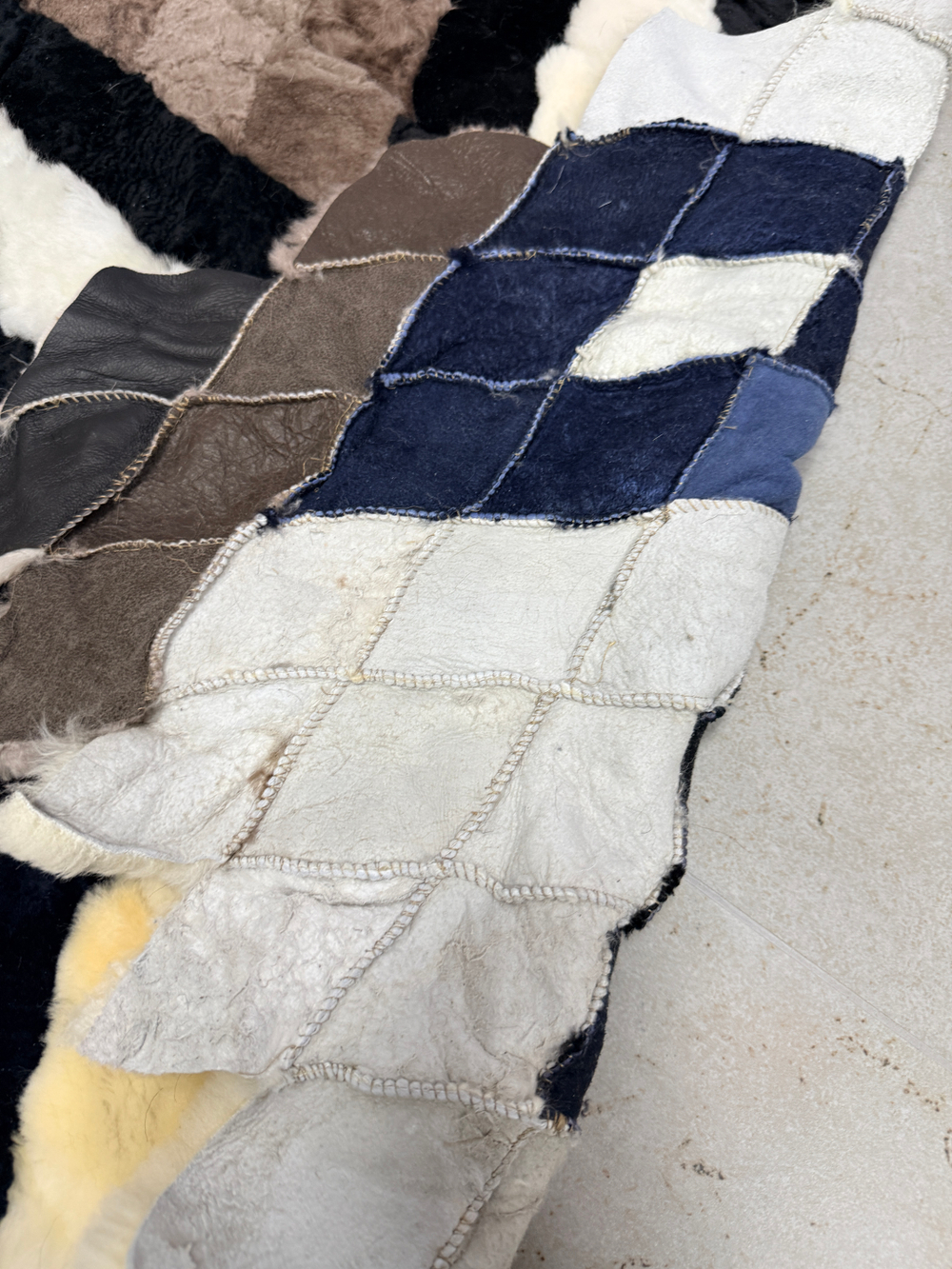 Меховой Коврик прикроватный накидка на кресло из овчины