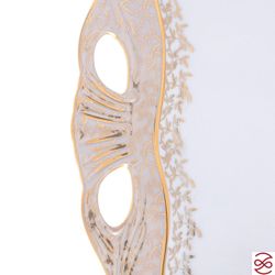 Блюдо квадратное Queen's Crown Лист Бежевый 30*25 см