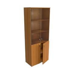 Шкаф стекло прозрачное ЛФ217 800х406х2000, вишня