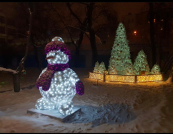 Световая фигура Снеговик СФ.01-008