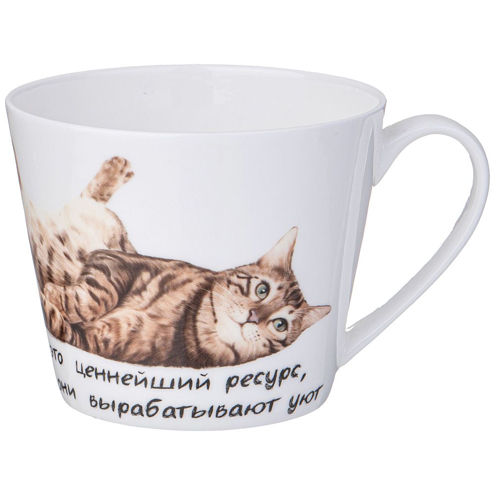 КРУЖКА LEFARD "БЕРИ КОТА" 450 МЛ (КОР=48ШТ.)